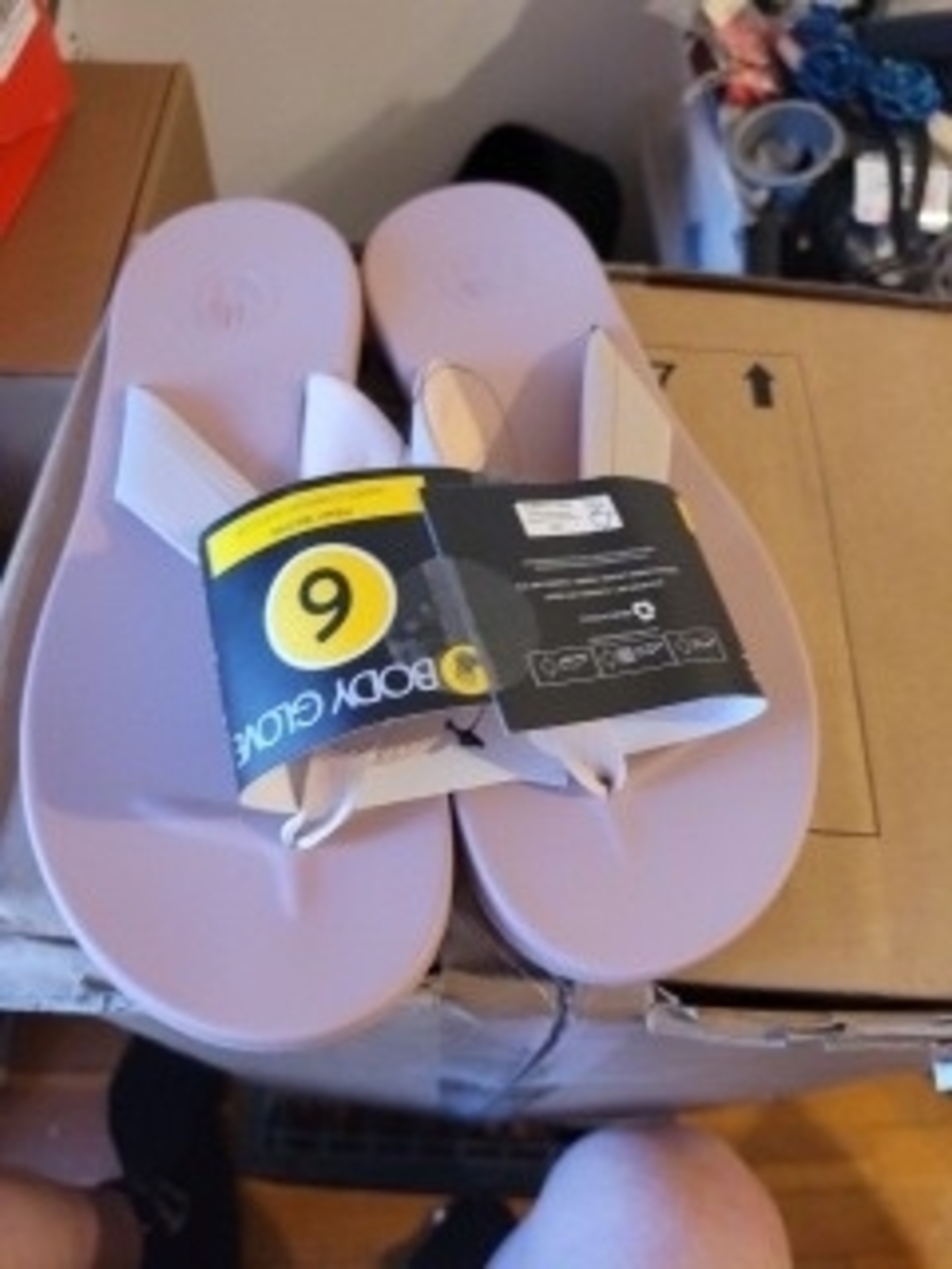 Body Glove Lavender Pink Flip Flop Sandals